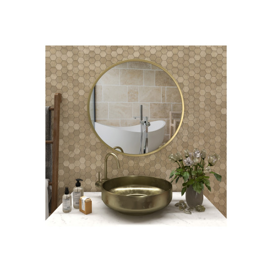Ylzhome 406 Ayna 80x80 Altın