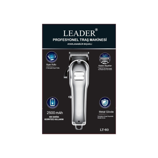 Leader Lt-60 Profesyonel Traş Makinesi-Kefilsiz