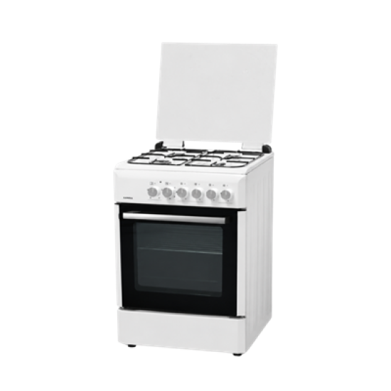 Luxell 60Sf40F Lf Beyaz 4 G.G.Gaz Emniyetli Turbo Tam Boy Fırın