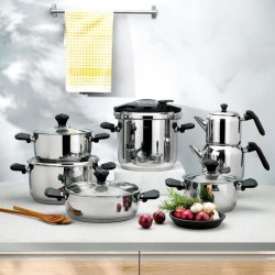 Schafer Atlas 14 Prç.Siyah Çelik Çeyiz Seti-1S0036-29001-SIY01