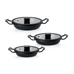 Schafer Hektor 6 Prç.3'lü Döküm Sahan Seti-1S2825-06002-SIY01