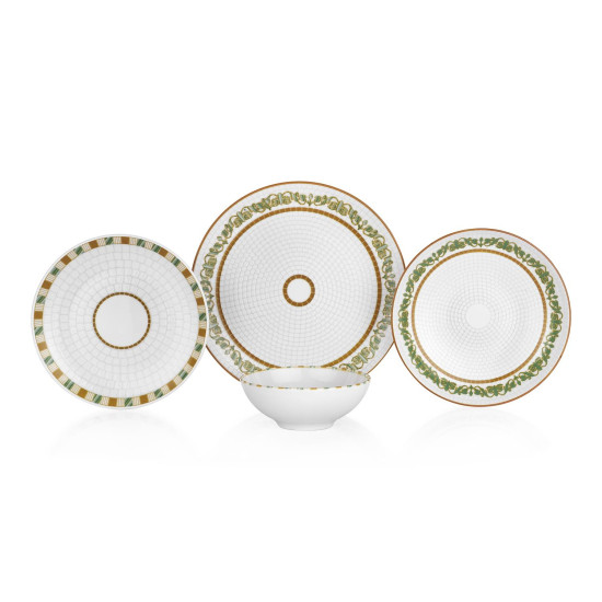 Schafer Lanis 24 Prç.Yemek Takımı-Yeşil01-1S4255-01001-YSL01