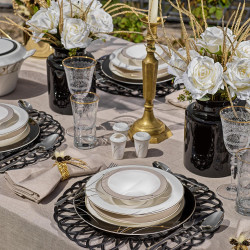 Schafer Tılsım Charm 60 Prç.Siyah Yemek Takımı-1S9017-01001-SIY01