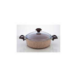 Falez Creamy Granitec 24 cm Kısa Granit Tencere