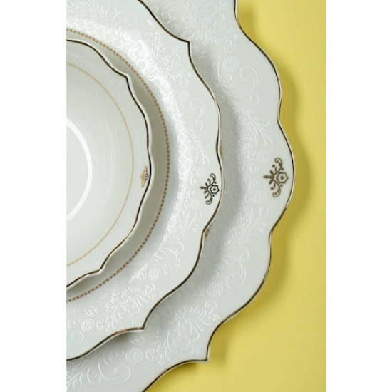 Mikasa Moor Dream Gold Dikdörtgen Servis Tabağı 2 Bölmeli 31CM