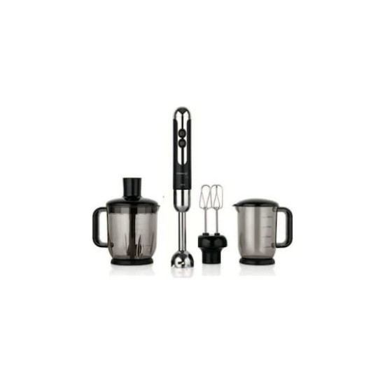 Korkmaz Mia Mega Siyah/krom Blender Set