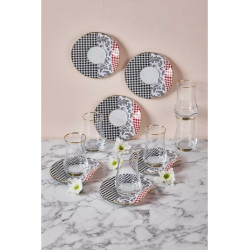 Neva N3253 Berry 6 Kişilik Çay Seti-Kazayağı
