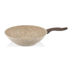 Falez Creamy Granit Wok 28 Cm Tava