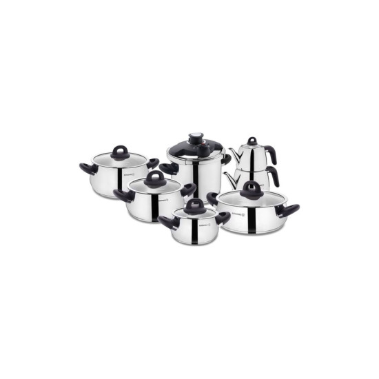 Korkmaz Bella Rosegold 14 Parça Hiper Set