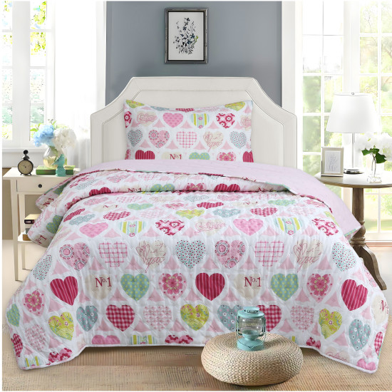 Dainty Home Young Tek Kişilik Yatak Örtüsü-Y001