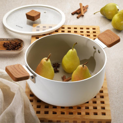 Schafer Ceramoni 24 Cm.Seramik Derin Tencere-1S0848-21001-KRM02