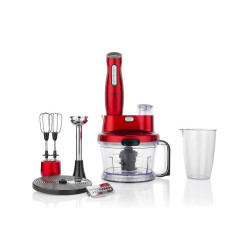 Schafer Meister Multi Blender Seti 17 Parça - Kırmızı