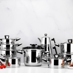 Schafer 18 Prç.Premium Çelik Çeyiz Seti-Inox-1S5712-29001-INX01