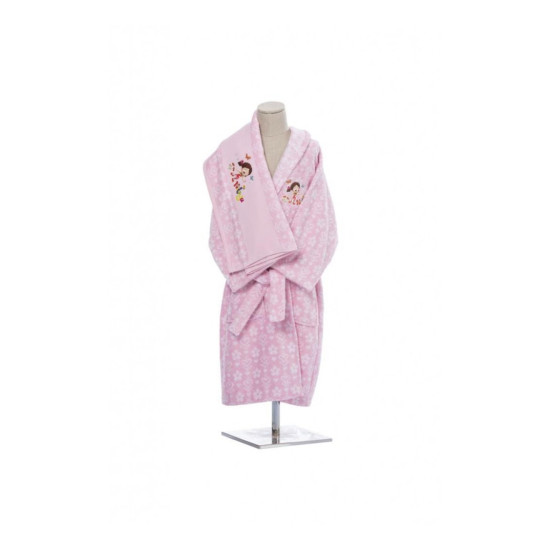 Özdilek Niloya Heart Lisanslı Havlu Bornoz Set