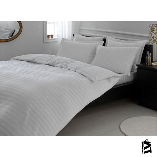 Özdi̇Lek Çift Kişilik Line Çizgili Saten