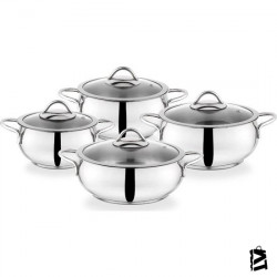 Schafer Cookhaus 8 prç. Çelik Tencere Seti