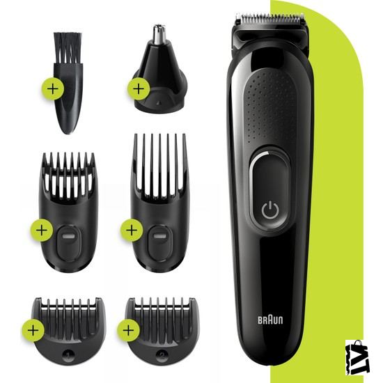 Braun MGK 3220 Şarjlı Erkek Bakım Kiti 6 Ek