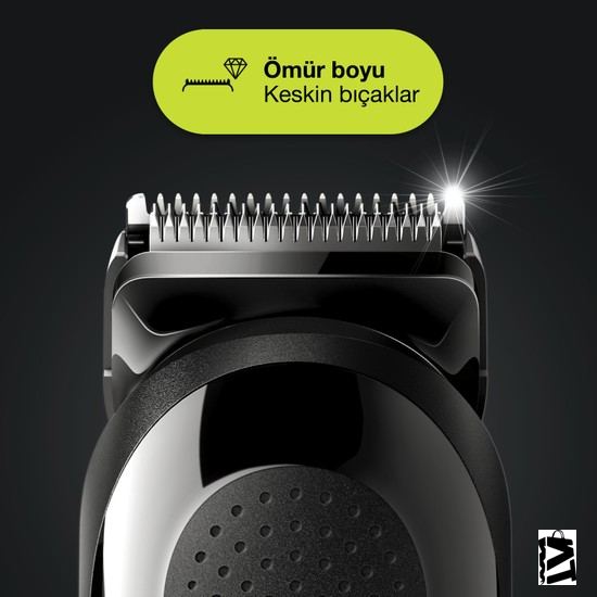 Braun MGK 3220 Şarjlı Erkek Bakım Kiti 6 Ek