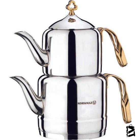 Korkmaz A212 Çintemani Gold Çaydanlık