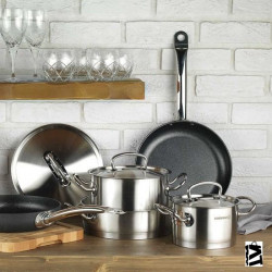 Korkmaz A1159 Proline 20 x 12 cm Sos Tenceresi Kapakli (Satin)