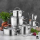 Korkmaz Proline 24 cm Satin Kısa Tencere