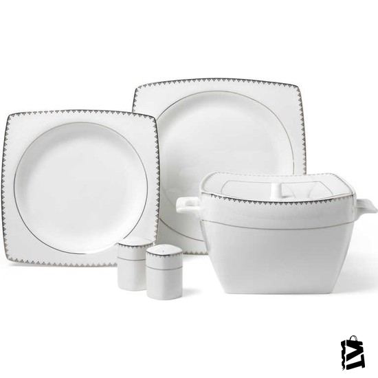 Korkmaz A8427 Bone Selection 60 Parça Kare Yemek