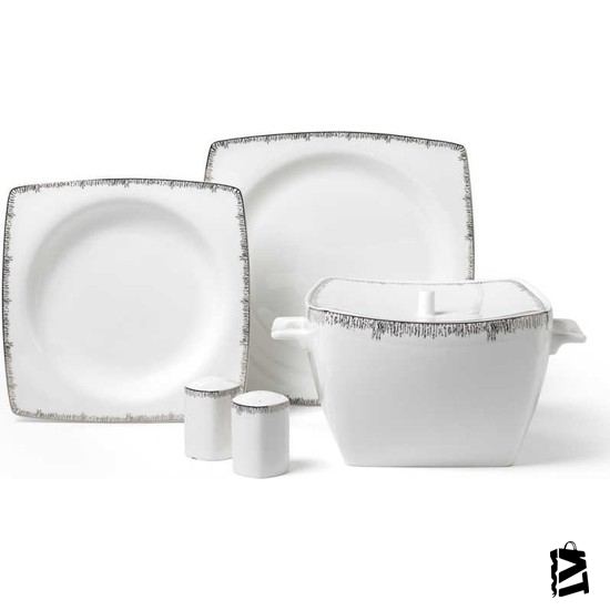 Korkmaz A8424 Bone Selection 60 Parça Kare Yemek