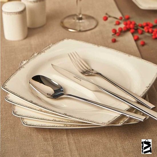 Korkmaz A8424 Bone Selection 60 Parça Kare Yemek