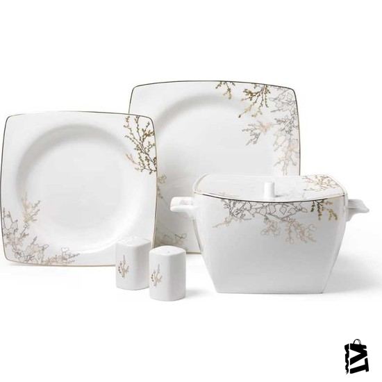 Korkmaz A8428 Bone Selection 60 Parça Kare Yemek