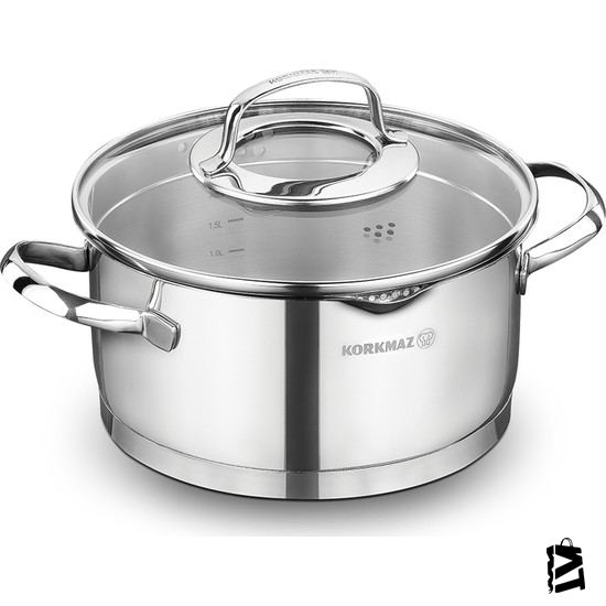 Korkmaz Steama Tekli Tencere-Elden Taksitli