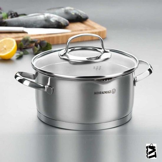 Korkmaz Steama Tekli Tencere-Elden Taksitli