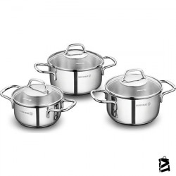 Korkmaz Perla Junior 3'lü Tencere Takımı A-1650