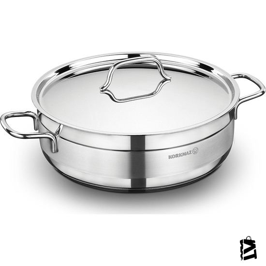 Korkmaz A 1030 Alfa Kısa Tencere 30 x 10 cm 7