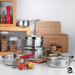 Korkmaz A 1030 Alfa Kısa Tencere 30 x 10 cm 7 Lt