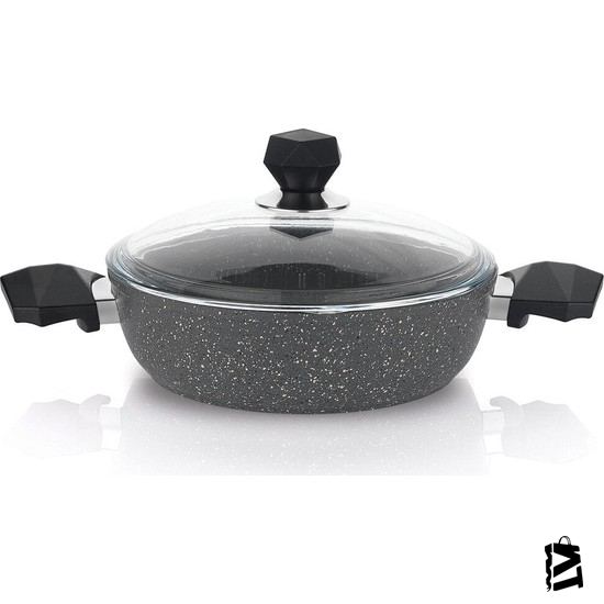 Schafer Wesen Basık Tencere 24 cm-Senetli