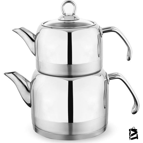 Schafer Ada 4parça Metal Kulplu Çaydanlık