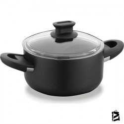 Korkmaz Lina 20 cm x 10,5 cm Siyah Tencere