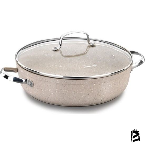 Korkmaz A1264 Granita 28 cm Kısa Tencere-Elden