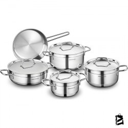 Korkmaz A 1660 Alfa 9 Parça Tencere Takımı