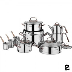 Korkmaz Rosanna 15 Parça Çelik Çeyiz Seti