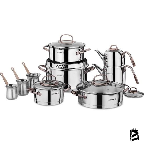 Korkmaz Rosanna 15 Parça Çelik Çeyiz