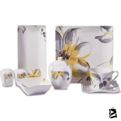 Korkmaz Link Collection 28 Parça Kare Kahvaltı Takımı