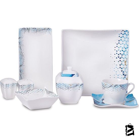 Korkmaz Link Collection 28 Parça Kare Kahvaltı