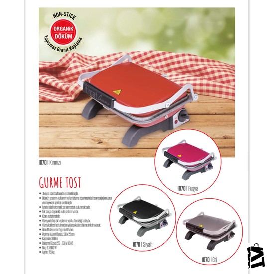 Itimat 1070 Gurme Döküm Tost Makinesi