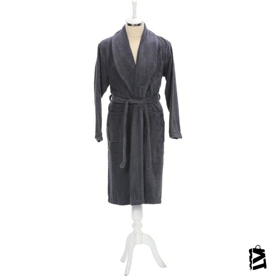Özdilek Bornoz Tekli Trendy Şalyaka Koyu Gri