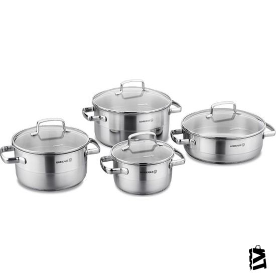 Korkmaz Stila 8 Parça Tencere Seti-İnternetten