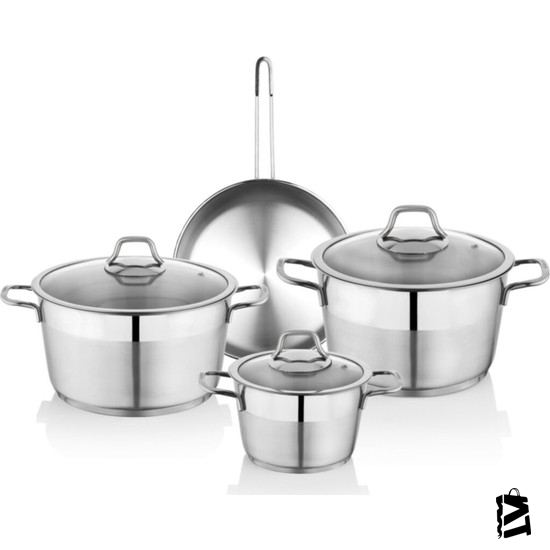 Schafer Vals 7 Parça Çelik Tencere Seti