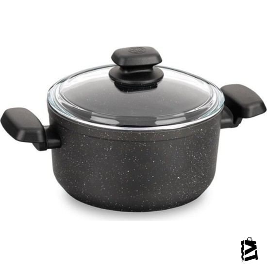 Korkmaz Granit Indüksiyonlu 20 cm Tencere