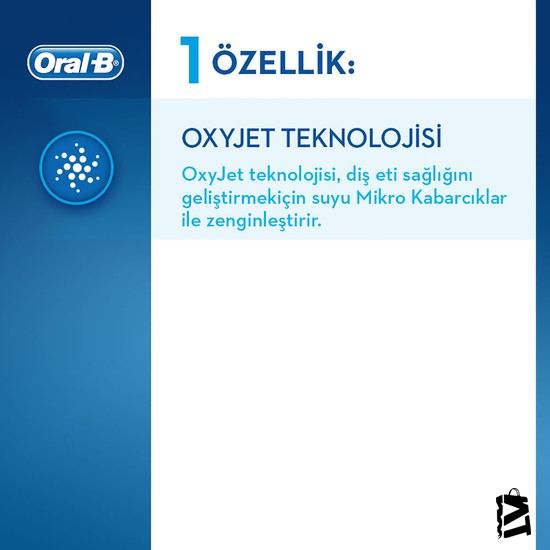 Oral-B Aquacare Oxyjet Sarj Edilebilir Ağız