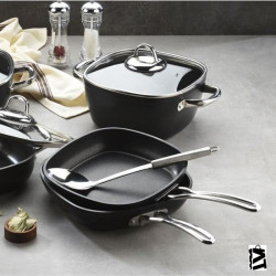 Schafer Gastronomıe Granit Tava 24 cm Siyah